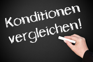 Konditionen vergleichen !