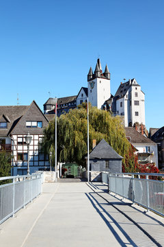 Blick auf Schloss Diez, Deutschland