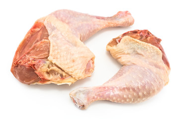 Raw chicken legs