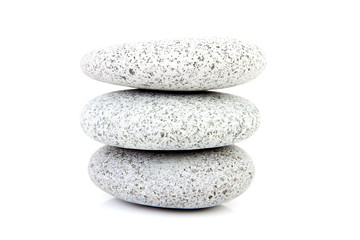 Fototapeta na wymiar Three stacked stones