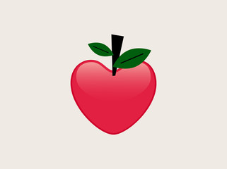 pomme coeur