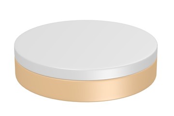 3d render of creme box
