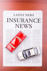 The newspaper  INSURANCE NEWS and auto