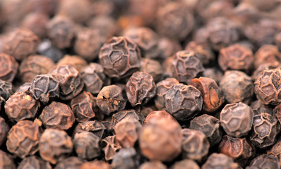Closeup background of pepper seeds