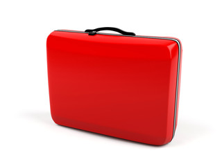 Suitcase isolated on a white background.
