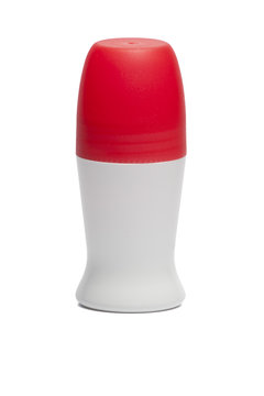 Isolated and blank deodorant bottle