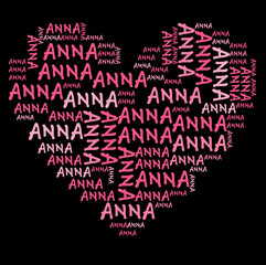 Ich liebe Anna | I love Anna - obrazy, fototapety, plakaty
