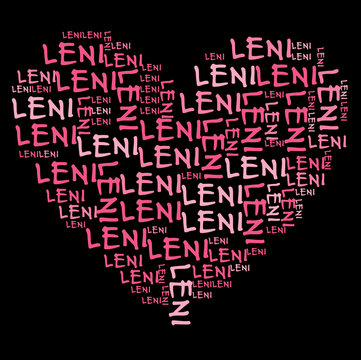 Ich liebe Leni I love Leni