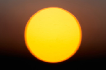Big red star Sun
