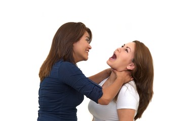Zwei Frauen im Streit