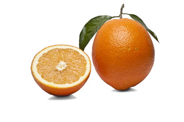 Isolated oranges