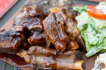 Grilled steak