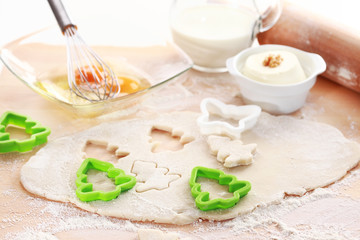 Baking cookies