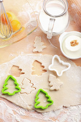 Baking cookies