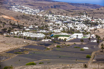 Obraz premium Small town of Haria in Lanzarote