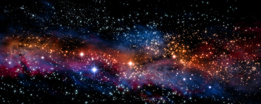 Fototapeta Illustration of a nebula