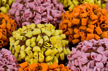 Multi Colored Cupcakes