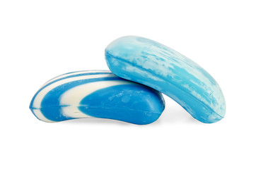 Soap blue spotted and striped