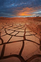 Deurstickers Drought land © Galyna Andrushko