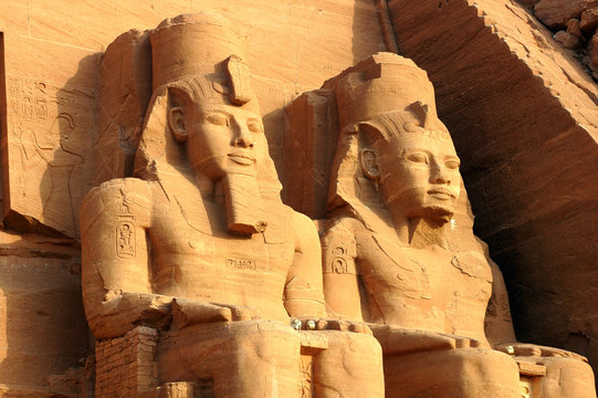Ramses II statues at Abu Simbel in Egypt