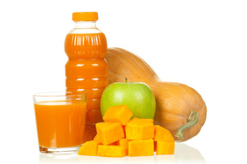 Pumpkin and apple juice