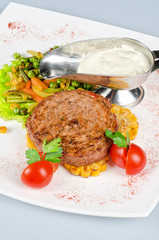 Beef steak meat