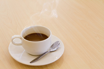 Cup of hot drink coffee