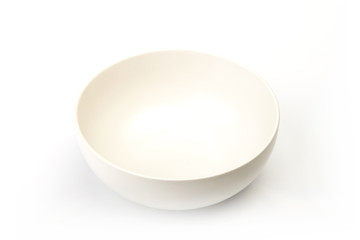 white plate isolated on a white background