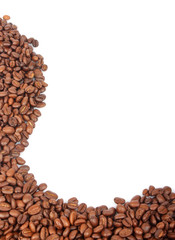 Coffee beans background