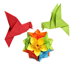 origami humming-bird