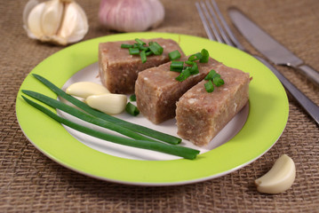 Jellied meat