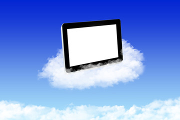 Touch screen device on cloud