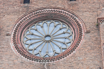 Fototapeta na wymiar St. Francesco church. Piacenza. Emilia-Romagna. Italy.