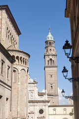 Fototapeta premium Duomo and San Giovanni Evangelista in Parma