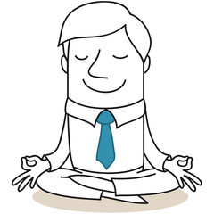 Geschäftsmann, Yoga 2