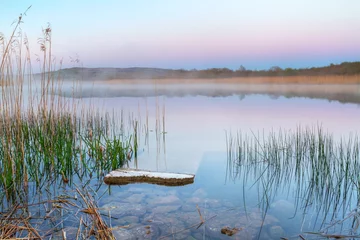 Foto auf Acrylglas See / Teich Irischer See vor Sonnenaufgang