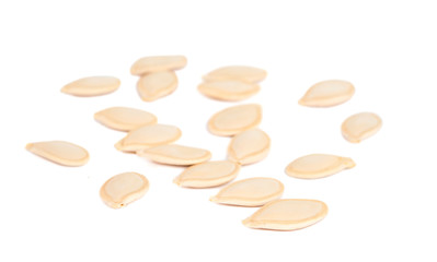 squash seeds isolated
