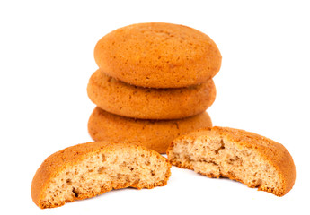 oatmeal cookies isolated