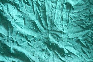 mavi kırışık kumaş