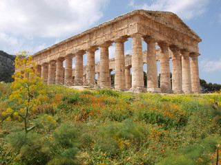 Fototapeta premium Dorischer Tempel von Segesta in Sizilien