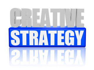creative strategy - letters and block