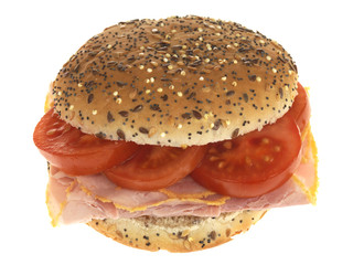Ham and Tomato Roll