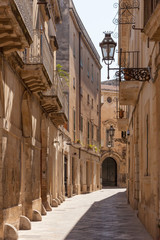 Panele Szklane  Historyczne centrum Lecce, Apulia, Włochy