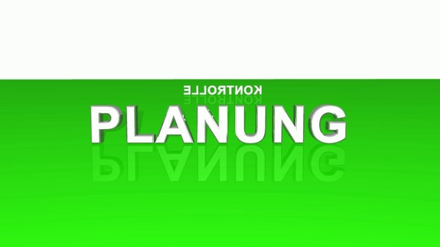 Text Rotation - Analyse Planung Durchf&uuml;hrung Kontrolle Gr&uuml;n 2
