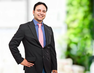 Fototapeta premium Confident businessman portrait