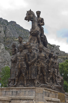 Ataturk statue in Amasya, Turkey