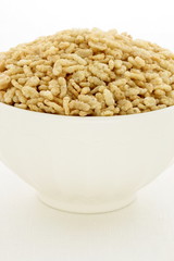delicious and healthy crisped rice cereal