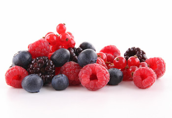 isolated heap of berries