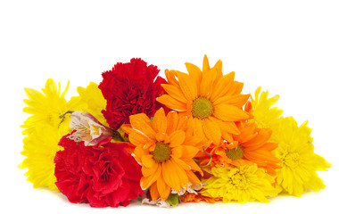 orange flowers