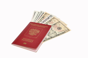 Доллары в паспорте